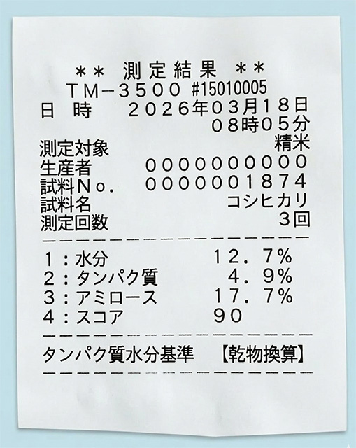 測定結果